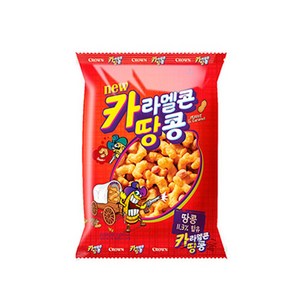 크라운 카라멜콘 땅콩, 72g, 3개