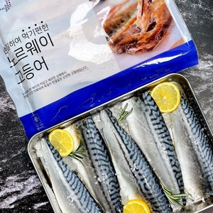 가시없는 노르웨이 순살 고등어 순살생선 완벽 가시제거, 1박스, 특대 (140g~160g) / 6팩