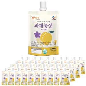 CJ 헬씨누리 과채농장 배도라지주스 100ml X 40개