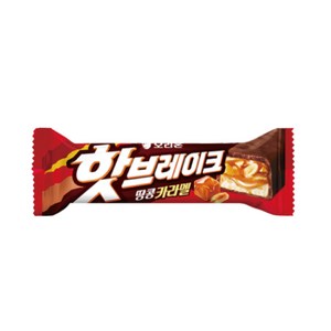 오리온 핫브레이크 땅콩카라멜 10개입, 450g, 2개