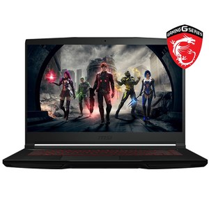 MSI 2023 Thin GF63 15.6 코어i5 인텔 12세대 지포스 RTX 2050, 블랙, 512GB, 8GB, Free DOS, Thin GF63 12UCX-i5 (636XKR)