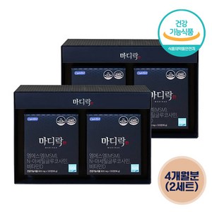 (한의사X약사 공동개발) 마디락 4개월분480정 옵티MSM 1500 NAG 500 아세틸 글루코사민 관절연골 건강기능식품, 4개, 120정