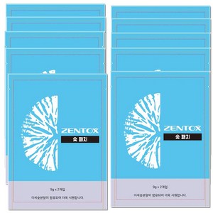 돌나라 한농제약 젠톡스 숯패치 10팩(총20매입) + 밀착포 20장 숯파스 숯팩, 10개, 2매입