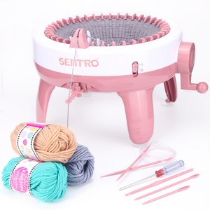 바느질 Sento 기계 공예 키트 바늘 손 스카프 모자 스웨터 장갑 등 프로젝트 40, 40 Stitch Machine, 01 40 Stitch Machine