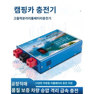 주행충전기 리튬인산철배터리화사에서 만든 인산철배터리전용 충전기 12V 24V, 12V/29.2V 50A, 1개