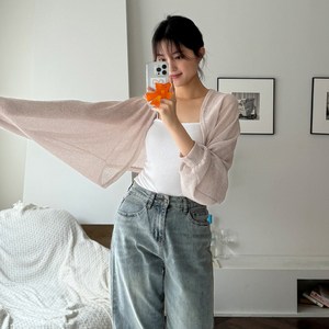 [4XL] 팔뚝커버/ 와이드 BIG 볼레로 3color