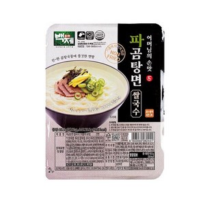 백제 파곰탕면 쌀국수, 93.5g, 10개