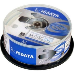 RiDATA M-DVD 4.7GB PW20SP 데이터용 M-Disc 4배속, 20매, 1개