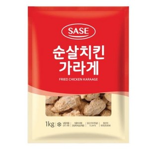 사세 순살 치킨가라게 1KX10 식당용 오징어 안주, 1kg, 2개