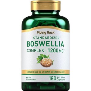 PipingRock 피핑락[미국]보스웰리아 콤프렉스 Boswellia Complex 1200mg 180정capsules., 2개, 1200 mg/180 정capsules, 180정