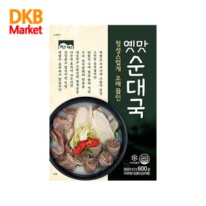 고향식품 옛맛 순대국 600g, 1개