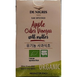 DE NIGRIS 데니그리스 유기농 사과식초 스틱형 300ml (원산지 : 이탈리아) / 드니그리스, 1개