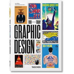 (영문도서) The History of Graphic Design. 40th Ed. Hardcover, Taschen, English, 9783836588065