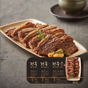 [경복궁] 칼집 LA갈비 600gx3팩, 3개, 600g