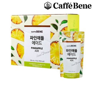 카페베네 파인애플 에이드, 190ml, 20개