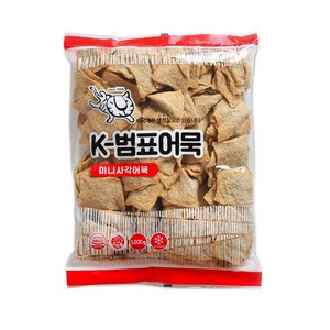 범표어묵 탕용 반찬용 떡볶이용 미니 사각어묵 1000g, 1kg, 10개