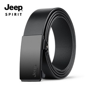 JEEP SPIRIT 남성 소가죽 자동 버클 벨트 T0694