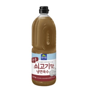 면사랑 쇠고기맛 냉면 육수 2.1kg, 3개