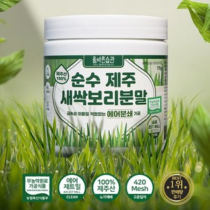 자연밭담 순수 제주 새싹보리 분말 에어분쇄, 170g, 2개