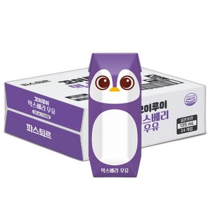 파스퇴르 꼬미루미 믹스베리 우유, 125ml, 24개