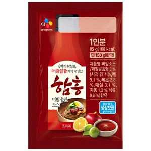 CJ제일제당 [CJ제일제당] 함흥비빔냉면소스 85g x 1개, 30개