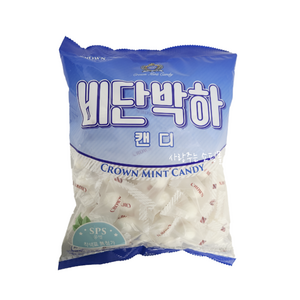 크라운 비단박하캔디, 400g, 1개