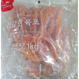 굿데이 건강한육포 강아지간식, 닭고기, 1kg, 1개