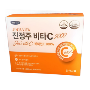 진정주 비타C2000 180포 1박스 진정주몰 진약사몰, 360g, 1개