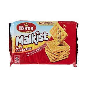 인도네시아 Roma 말키스트 크래커 105g 과자 / Malkist Sweet CRACKERS, 1개