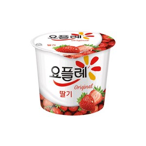 빙그레 요플레 딸기홈180g무료배송, 180g, 12개