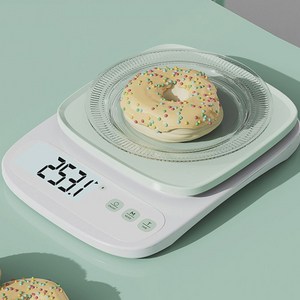 몽구하우스 초정밀 계량 저울 디지털 주방저울 베이킹저울 이유식저울 가정용 파스텔민트색, 민트색, 1kg