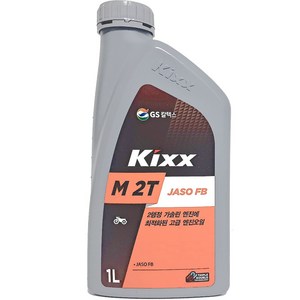 2행정 엔진오일 GS칼텍스 KIXX 1L(1000ml), 1개, Kixx M 2T JASO FB (1L)