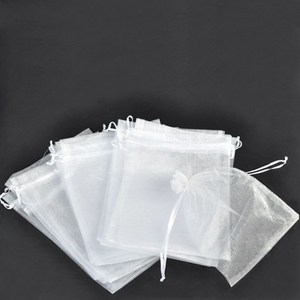망사주머니 선물 포장 방향제 주머니 대형 15x20cm RD-11497, 블랙