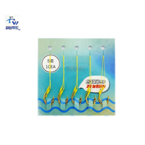 피싱위드 편대용 묶음바늘 2중눌림바늘, 6호, 1개