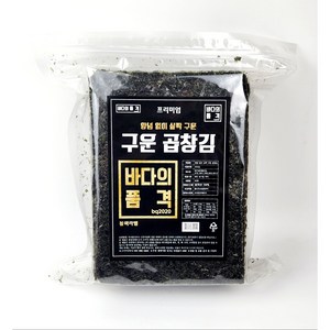 바다의품격 양념없이 구운 곱창김 블랙라벨 구운김, 200g, 1개