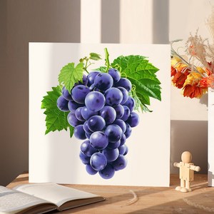 복이 들어오는 황금 청 포도 그림 액자 자손 번성 풍수 인테리어, 17 결실포도