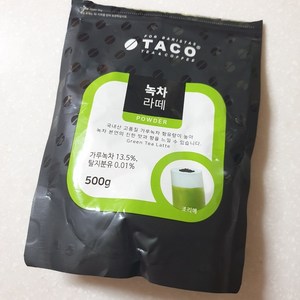 타코 녹차라떼 분말, 500g, 1개입, 3개