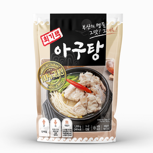 부산맛집 최기택송이아구찜 아구탕 양많은 1.2kg 1~2인분 최기택아구탕 아구탕밀키트, 1개