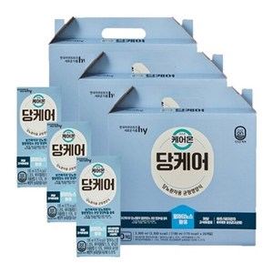 HY 한국야쿠르트 잇츠온 케어온 당케어 195mlX20개입X3박스, 60개, 195ml