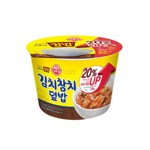 오뚜기 맛있는 컵밥 김치참치덮밥, 310g, 2개