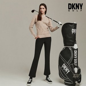 [디케이엔와이골프] [DKNY GOLF] 22FW 스트레치 부츠컷 여성 팬츠 블랙