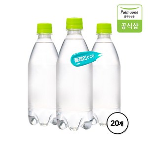 풀무원 탄산수 브리지톡 플레인eco(무라벨) 500mL X 20병, 20개