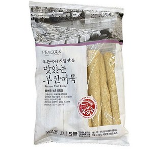 피코크 맛있는 부산 어묵 / 봉 어묵, 종이박스포장, 2개, 360g