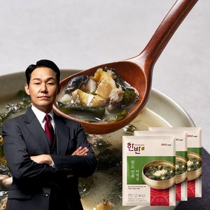 한반12 완도전복미역국 500g 3팩, 없음, 3개