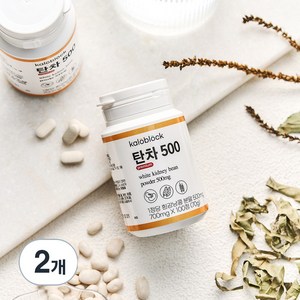 칼로블록 탄차500 흰강낭콩 추출물 500mg 2개입 화이트 키드니 빈, 100정, 2개