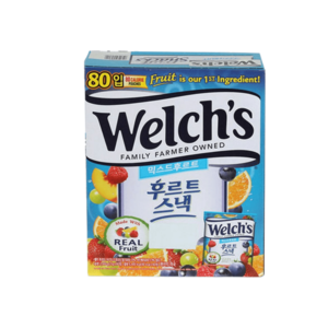 웰치스 믹스드 후르트스낵 젤리, 2kg, 1개