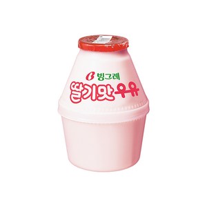 빙그레 딸기맛 우유 240ml, 18개