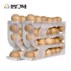 빵구석 슬라이딩 계란 트레이 1+1, 투명+투명, 2개