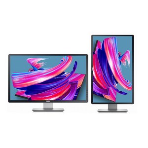 DELL 22인치23인치24인치 LED FHD IPS광시야각 피벗높낮이 사무업무용모니터 중고, 54cm, DELL 22인치 피벗