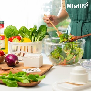 미스티파이 야채탈수기 마스터 샐러드 스피너 8세트, 1개, 화이트